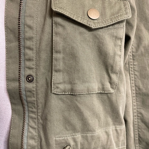 Lands End - Utility Jacket - Smoke Olive - Women’s SM (6-8) - Picture 3 of 4